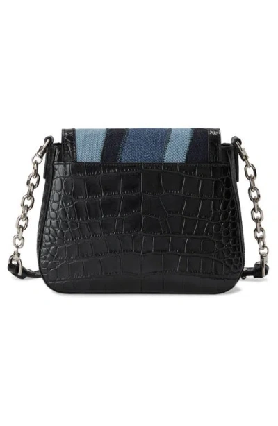 Brahmin Gianna Croc Embossed Leather Crossbody Bag In Multi