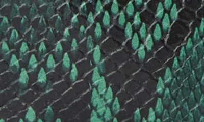 Brahmin Dayan Croc Embossed Leather Satchel In Green