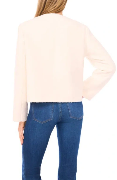 Halogenr Halogen(r) High Pile Fleece Crop Zip Jacket In Pink