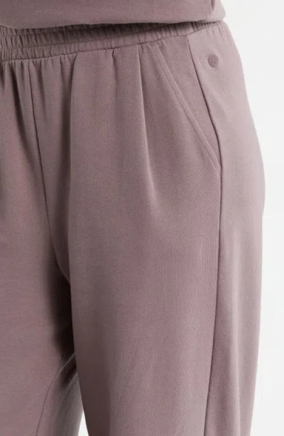 Zella Cinch Cord Hem Sweatpants In Gray