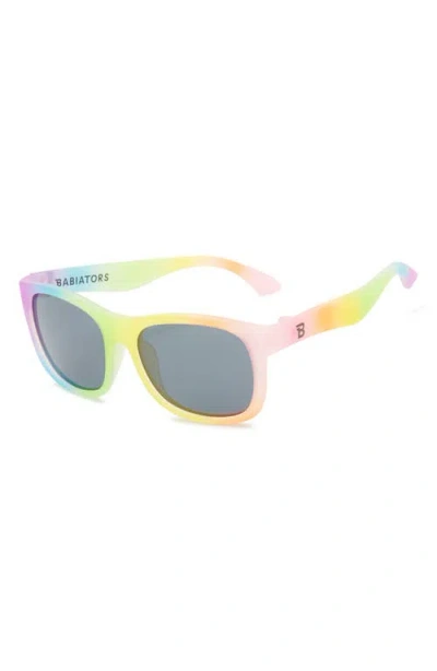 Babiators Kids' Rainbow Small 44mm Navigator Sunglasses In Multi