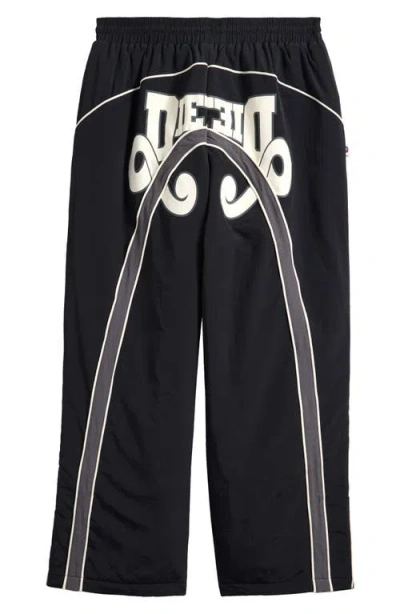 Diet Starts Monday Reverso Nylon Pants In Black