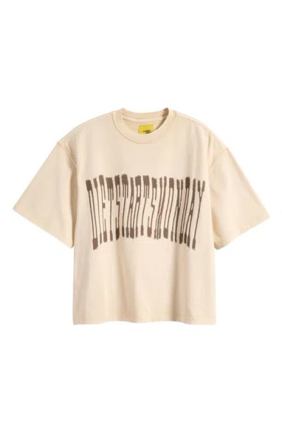 Diet Starts Monday Bodysnatcher Cotton Graphic T-shirt In Metallic