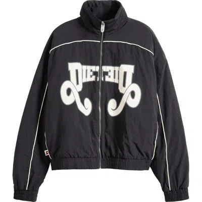 Diet Starts Monday Reverso Nylon Jacket In Black