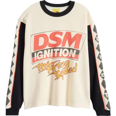 Diet Starts Monday Dsm Ignition Long Sleeve Waffle Graphic T-shirt In Neutral