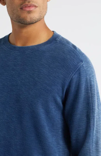 Rails Rheese Long Sleeve Slub T-shirt In Blue