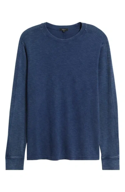 Rails Rheese Long Sleeve Slub T-shirt In Blue