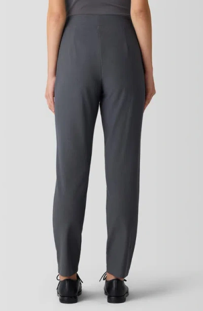 Eileen Fisher Slim Ankle Pants In Gray