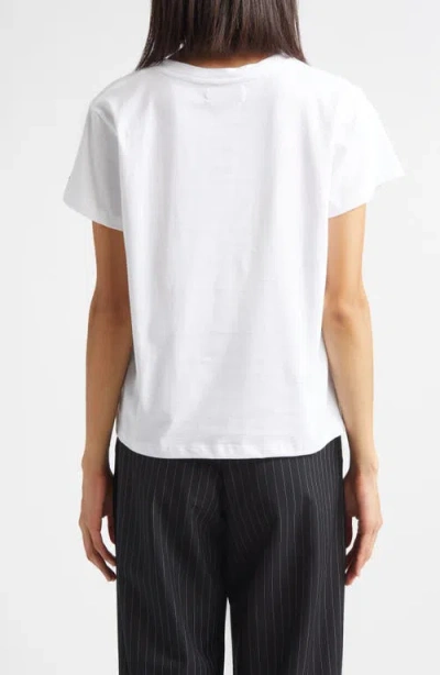Kúr Nyc Taxi Appliqué Pima Cotton T-shirt In White