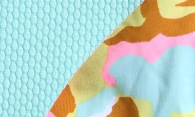 Maaji Kids' Sea Glass Reversible Two-piece Swimsuit In Blue