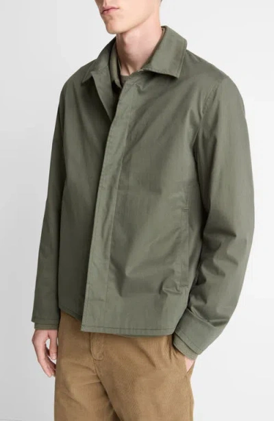 Vince Peached Stretch Cotton Jacket In Multi