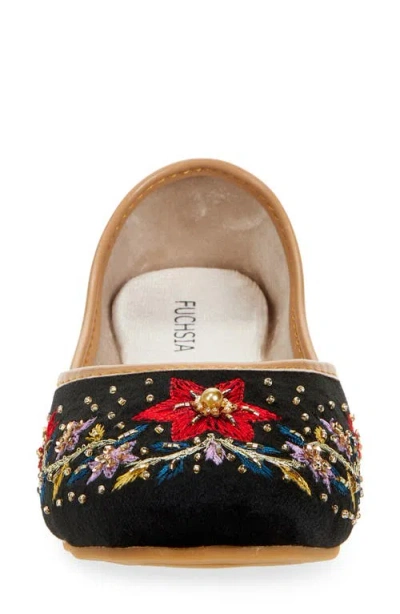 Fuchsia Lotus Flat In Multi