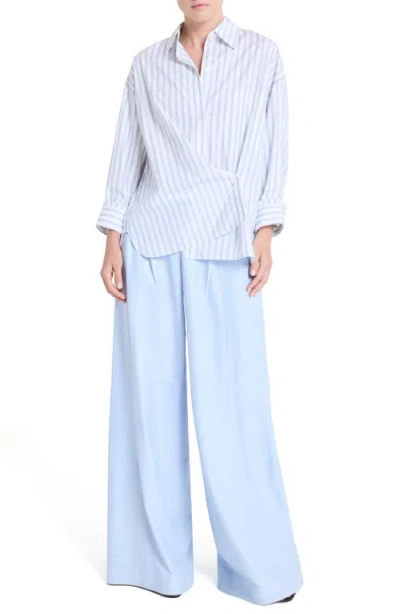 Twp New Earl Stripe Cotton Button-up Shirt In Multi