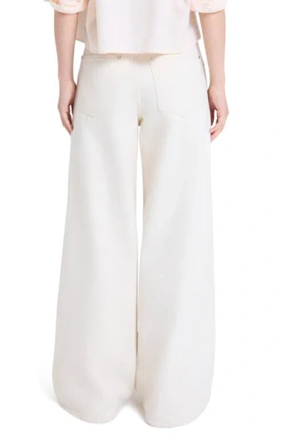 Twp Tiny Dancer Wide Leg Jeans In White