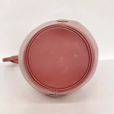 Pre-owned Cartier Bordeaux Leather Shoulder Bag () In Burgundy