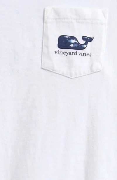 Vineyard Vines Kids' Gone Fishing Whale Cotton Graphic T-shirt In White