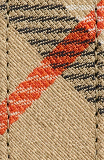 Burberry Cotswolds Check Belt In Brown