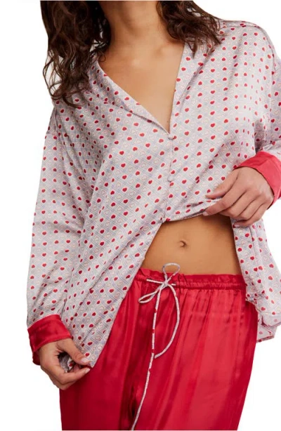 Free People Dreamy Days Print Pajamas In Multi