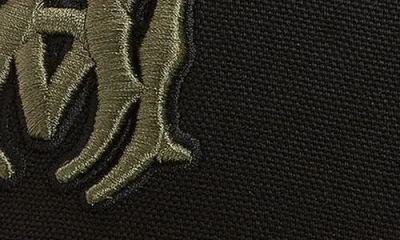 Amiri Men Black Baseball Cap With Logo On Front And Side In Cotton Man In Black