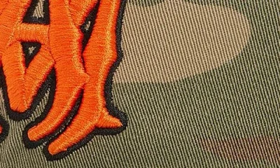 Amiri Ma Outline Camo Snapback Ball Cap In Multi