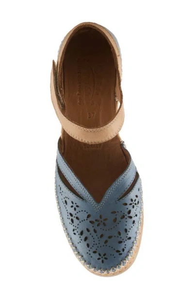 Spring Step Ezlyn Ankle Strap Wedge Pump In Multi