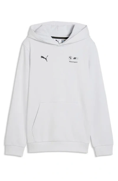 Puma Kids' Bmw M Motorsport Essentials Pullover Hoodie In White