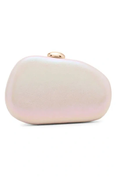 Dolce Vita Dionne Hardshell Clutch In Neutral