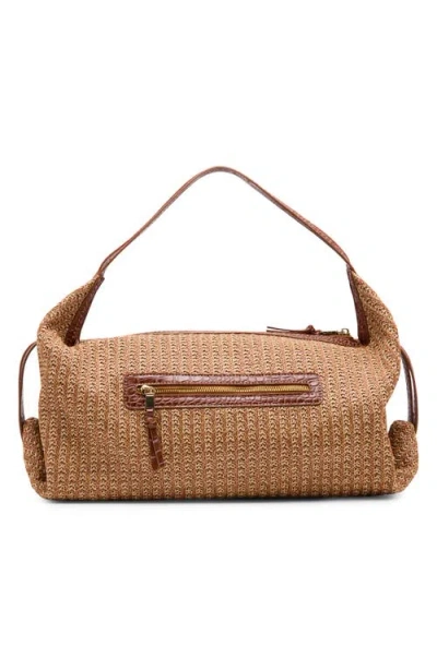 Dolce Vita Billy Woven Shoulder Bag In Brown