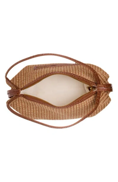 Dolce Vita Billy Woven Shoulder Bag In Brown