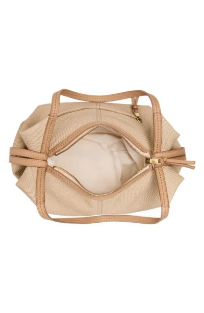 Dolce Vita Billy Woven Shoulder Bag In Neutral