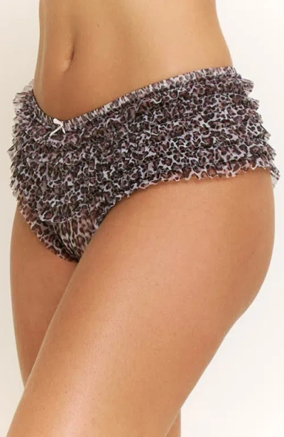 Honeydew Rumba Ruffle Hipster Panties In Black