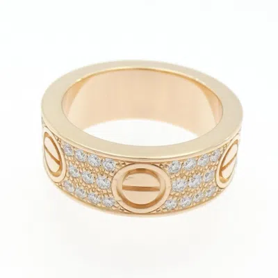 Pre-owned Cartier Pink Gold Pink Gold (18k) Band Ring ()