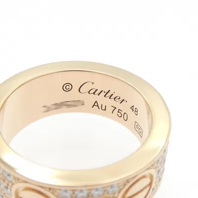 Pre-owned Cartier Pink Gold Pink Gold (18k) Band Ring ()