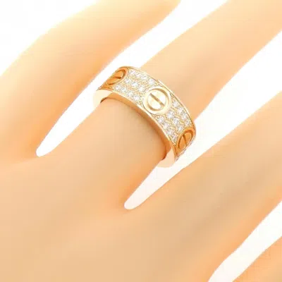 Pre-owned Cartier Pink Gold Pink Gold (18k) Band Ring ()