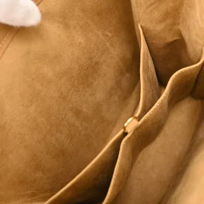 Pre-owned Cartier Trinity Hand Bag Leather Beige Leather Handbag () In Sand