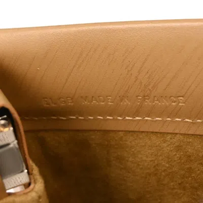 Pre-owned Cartier Trinity Hand Bag Leather Beige Leather Handbag () In Sand