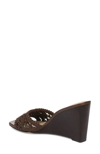 Veronica Beard Ellen Macramé Wedge Slide Sandal In Multi