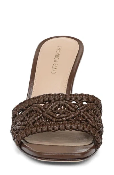 Veronica Beard Ellen Macramé Wedge Slide Sandal In Multi