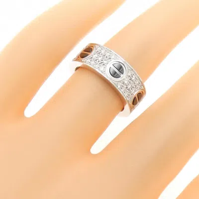 Pre-owned Cartier White Gold White Gold (18k) Band Ring ()