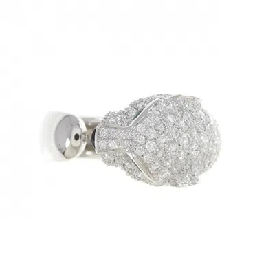 Pre-owned Cartier White Gold White Gold (18k) Band Ring ()