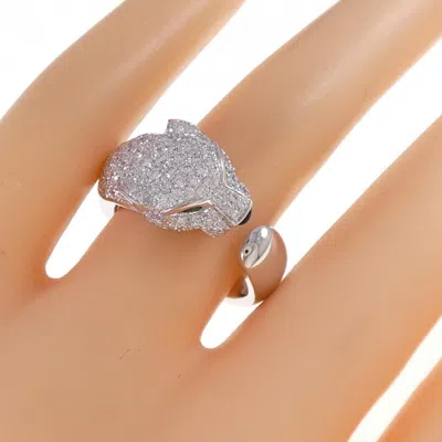 Pre-owned Cartier White Gold White Gold (18k) Band Ring ()