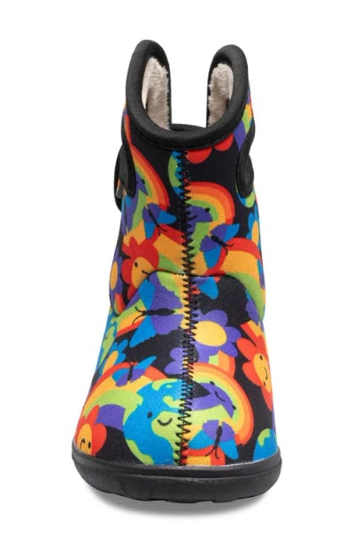 Bogs Kids' Baby  Ii Rainbow Planet Insulated Rain Boot In Animal Print