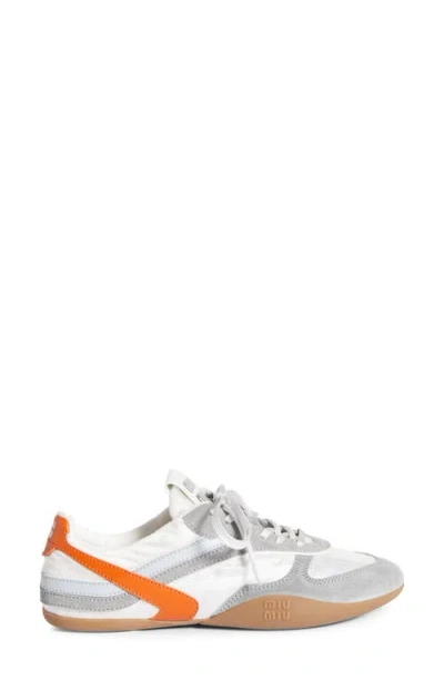 Miu Miu Gymnasium Low Top Sneaker In Animal Print