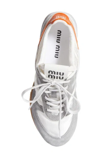 Miu Miu Gymnasium Low Top Sneaker In Animal Print