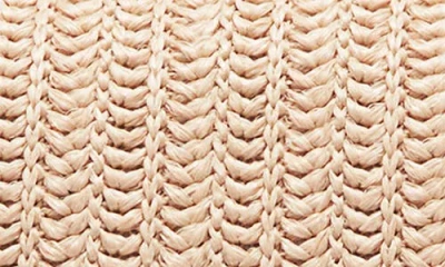 Rag & Bone Large Chelsea Straw Flap Crossbody Bag In Neutral