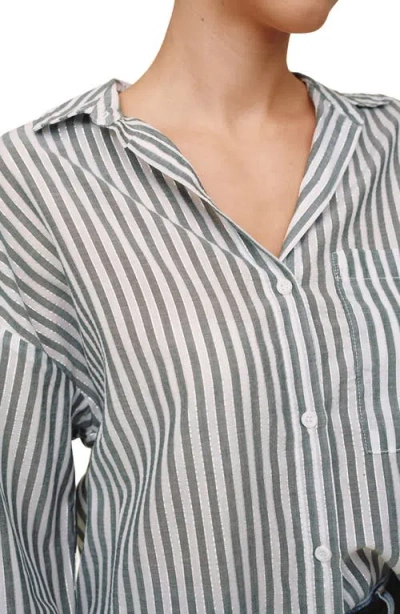 Bella Dahl Oversize Pocket Shirt In White