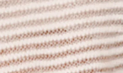 Bella Dahl Metallic Relaxed Crewneck Sweater In Neutral