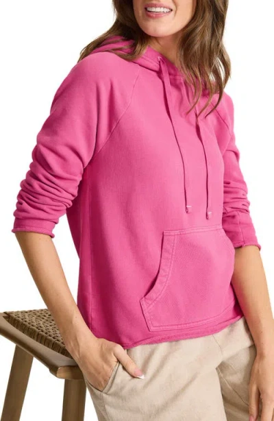 Tommy Bahama Marina Del Mar Raw Edge Hoodie In Pink