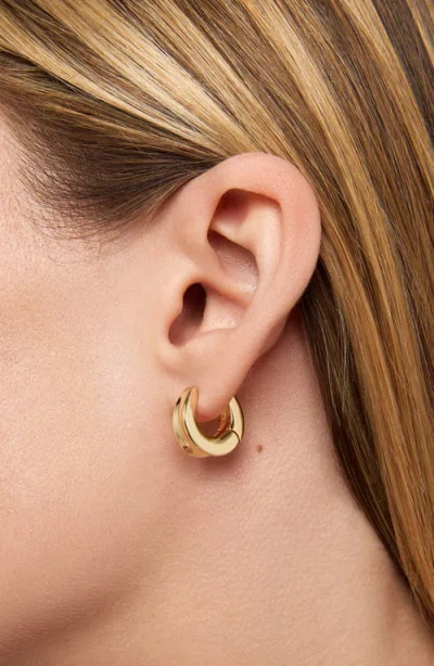 Ana Luisa Wade Mini Hoop Earrings In Gold