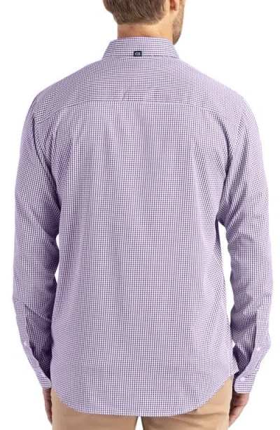 Cutter & Buck Skyline Epic Confidence Check Stretch Button-down Shirt In Multi